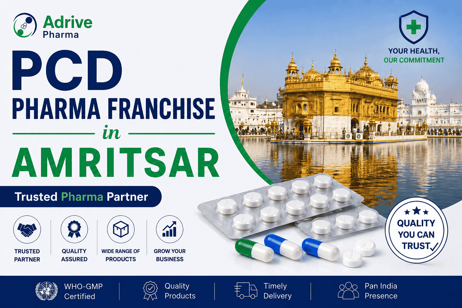 PCD Pharma Franchise in Amritsar – Trusted Pharma Partner