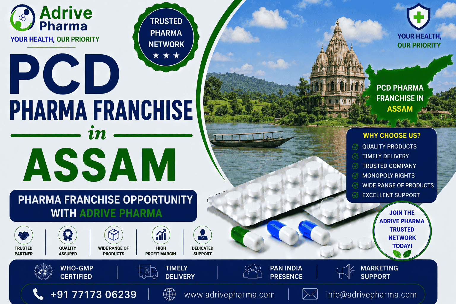 PCD Pharma Franchise in Assam Pharma Franchise Opportunity with Adrive Pharma