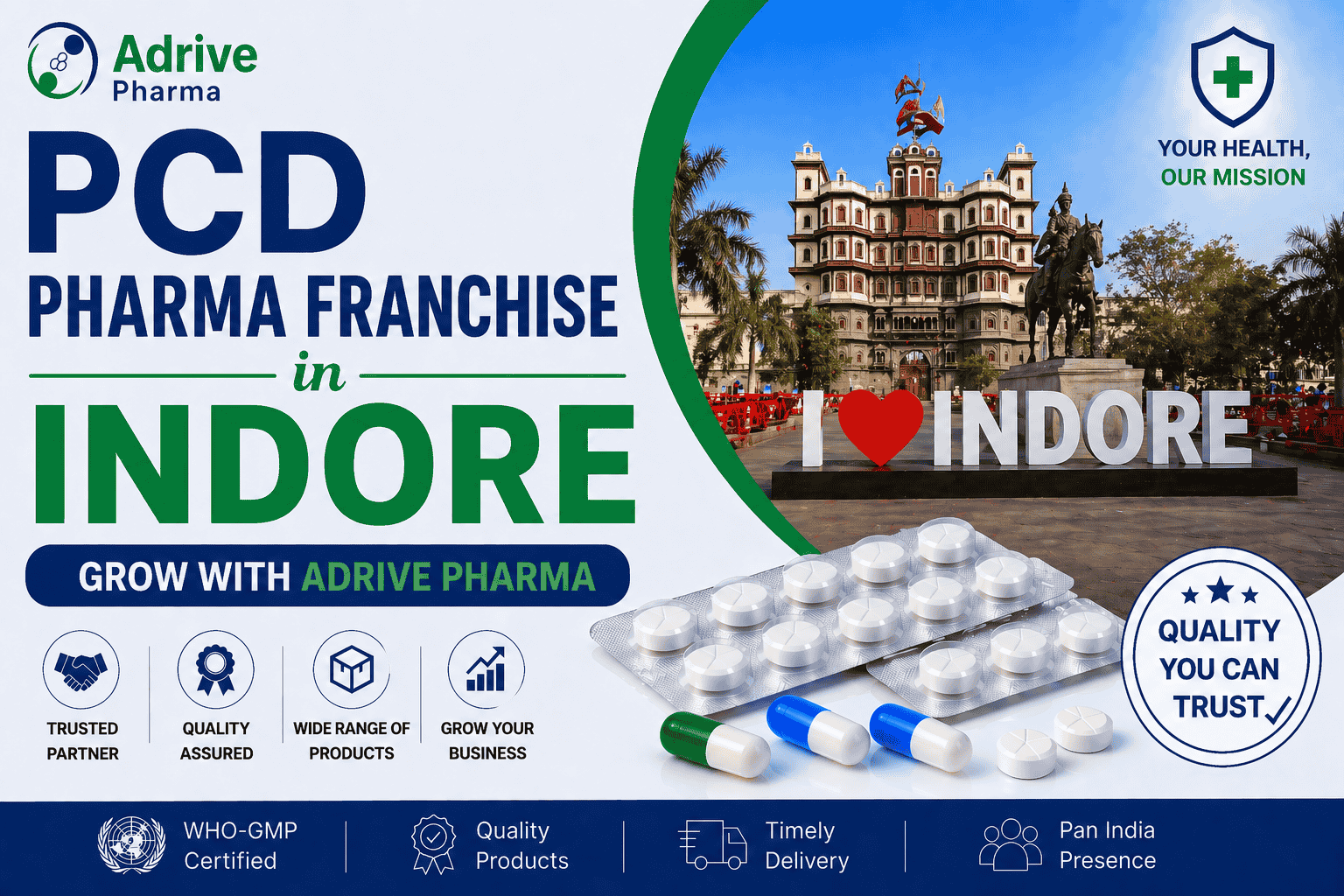 PCD Pharma Franchise in Indore – Grow with Adrive Pharma