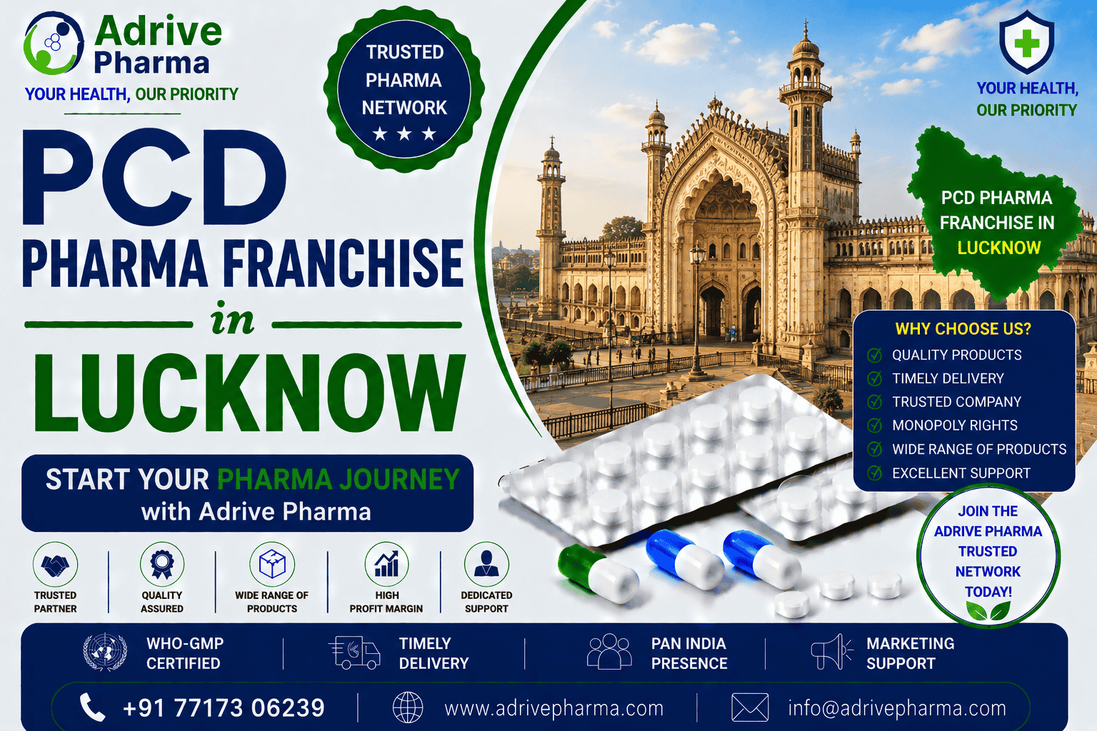 PCD Pharma Franchise in Lucknow – Start Your Pharma Journey