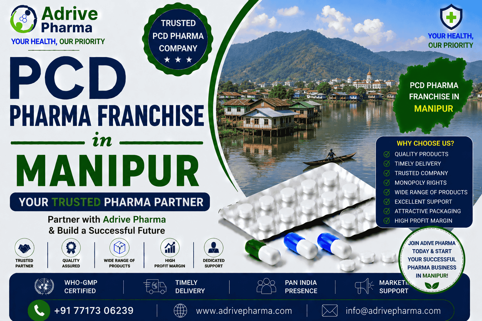 PCD Pharma Franchise in Manipur – Trusted Pharma Partner