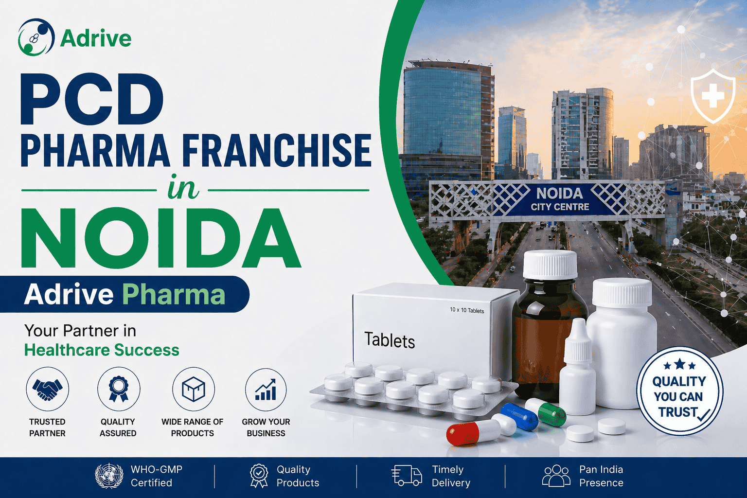 PCD Pharma Franchise in Noida – Adrive Pharma