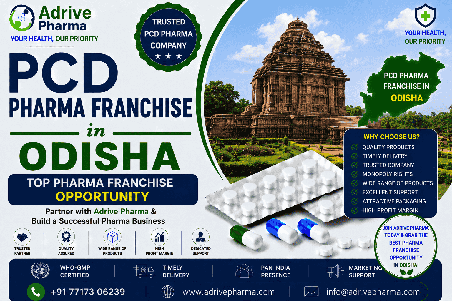 PCD Pharma Franchise in Odisha – Top Pharma Franchise Opportunity