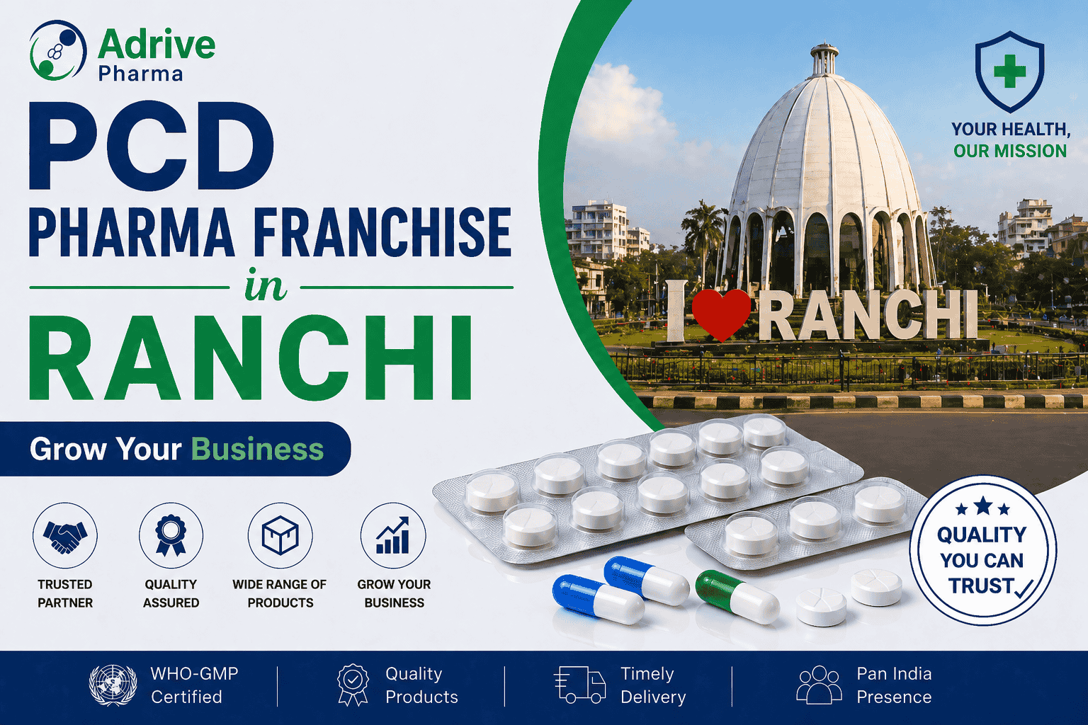 PCD Pharma Franchise in Ranchi – Grow Your Business