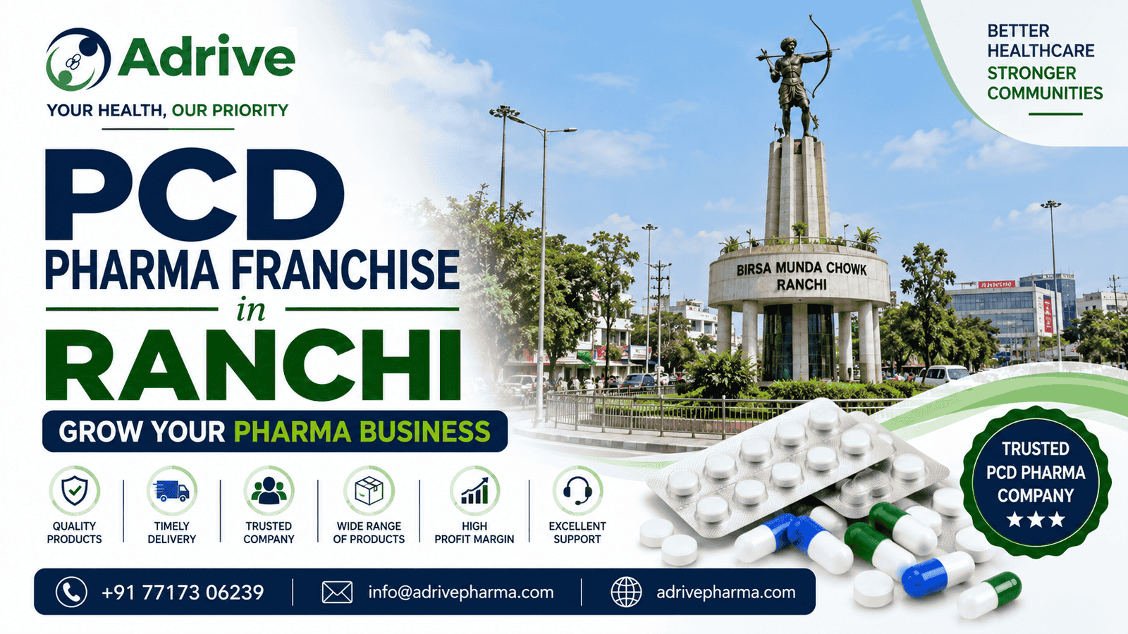 PCD Pharma Franchise in Ranchi – Grow Your Pharma Business