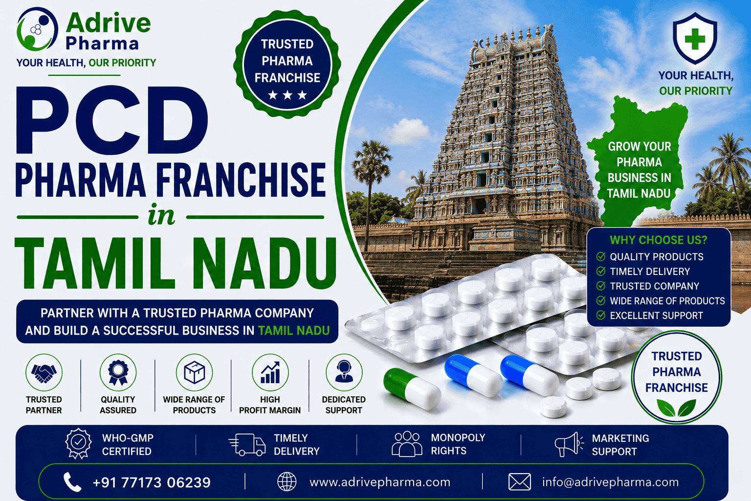 PCD Pharma Franchise in Tamil Nadu – Trusted Pharma Franchise