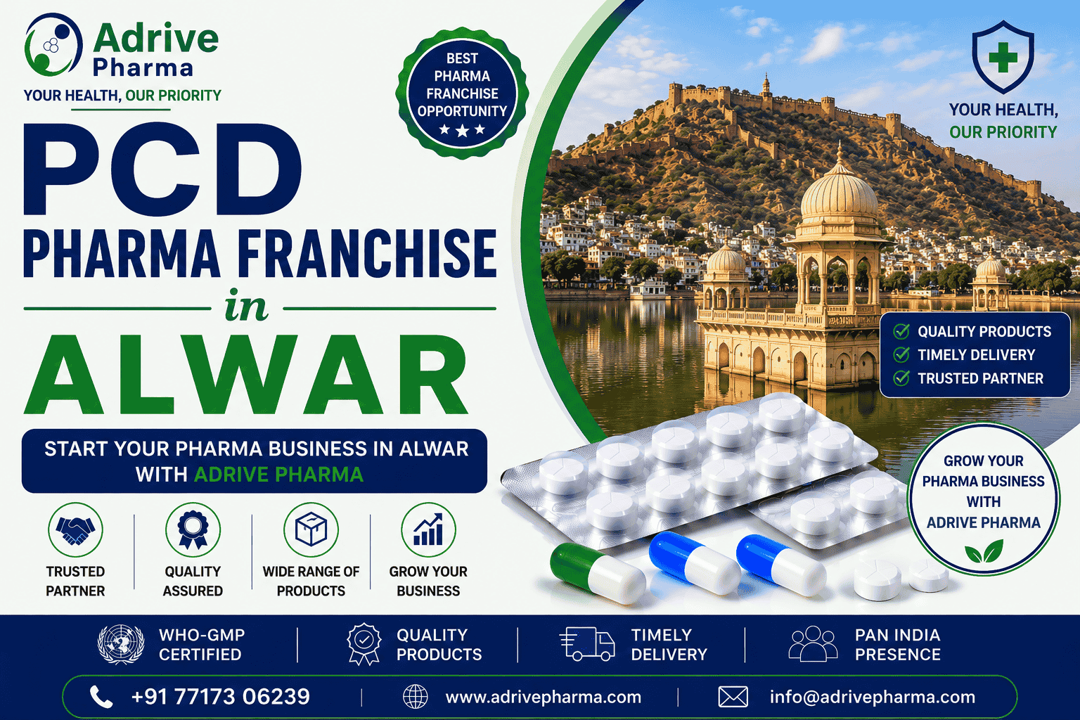 PCD Pharma Franchise in Alwar – Adrive Pharma